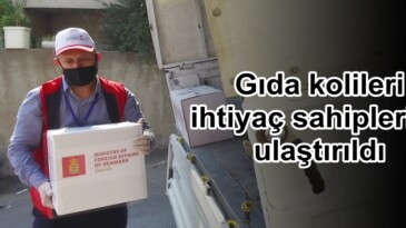 Gıda kolileri ihtiyaç sahiplerine ulaştırıldı