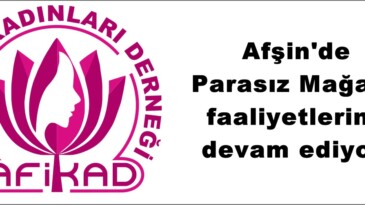 Afşin’de Parasız Mağaza faaliyetlerine devam ediyor.