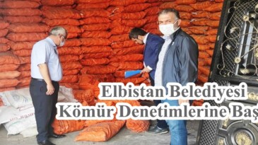 Elbistan Belediyesi Kömür Denetimlerine Başladı!