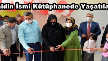 Şehidin İsmi Kütüphanede Yaşatılacak!