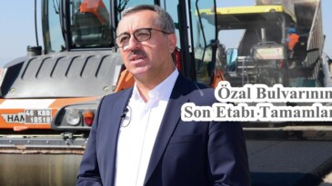 Özal Bulvarının Son Etabı Tamamlanıyor!