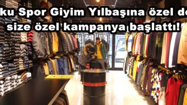 Tutku Spor Giyim Yılbaşına özel değil size özel kampanya başlattı!