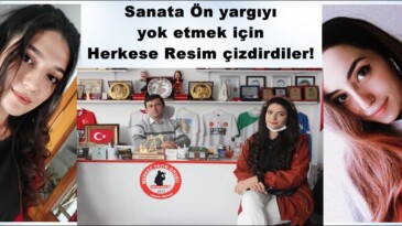 Sanata Ön yargıyı yok etmek için Herkese Resim çizdirdiler!