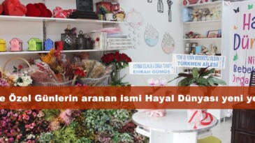 Afşin’de Özel Günlerin aranan ismi Hayal Dünyası yeni yerinde!