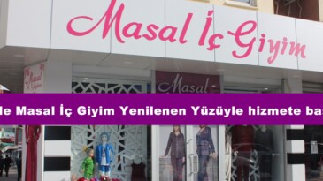 Afşin’de Masal İç Giyim Yenilenen Yüzüyle hizmete başladı!