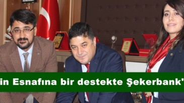 Afşin Esnafına bir destekte Şekerbank’tan!