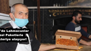 Afşin’de Lahmacunlar Özel Paketlerle müşteriye ulaşıyor!