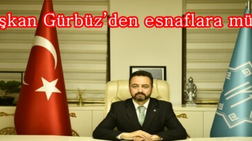 Başkan Gürbüz’den esnaflara müjde!