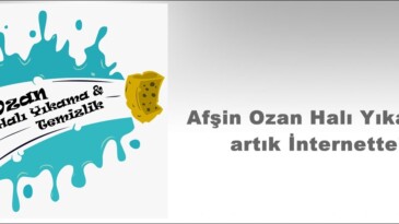 Afşin Ozan Halı Yıkama artık İnternette!