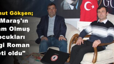 Mahmut Gökşen; “K.Maraş’ın Adam Olmuş Çocukları Çizgi Roman Seti oldu”