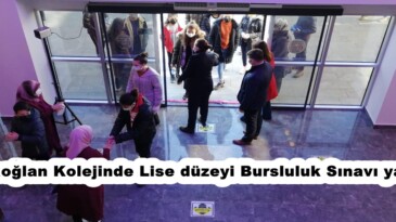 Karaoğlan Kolejinde Lise düzeyi Bursluluk Sınavı yapıldı!