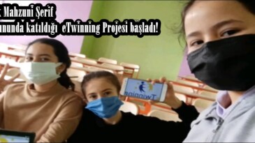 Afşin Aşık Mahzuni Şerif Ortaokulununda katıldığı  eTwinning Projesi başladı!