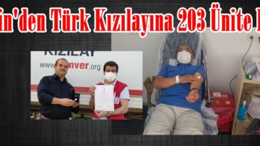 Afşin’den Türk Kızılayına 203 Ünite Kan!