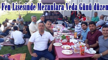 Afşin Fen Lisesinde Mezunlara Veda Günü düzenlendi!