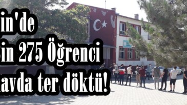 Afşin’de 3 Bin 275 Öğrenci Sınavda ter döktü!