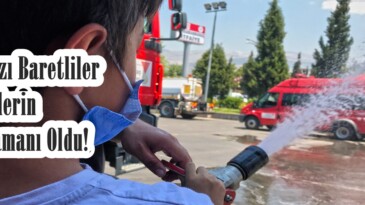 Kırmızı Baretliler Miniklerin Kahramanı Oldu!