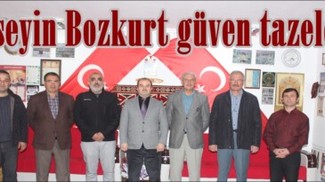 Hüseyin Bozkurt güven tazeledi!