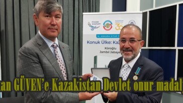 Başkan GÜVEN’e Kazakistan Devlet onur madalyası!