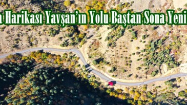 Doğa Harikası Yavşan’ın Yolu Baştan Sona Yenilendi.