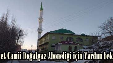 Cennet Camii Doğalgaz Aboneliği için Yardım bekliyor!