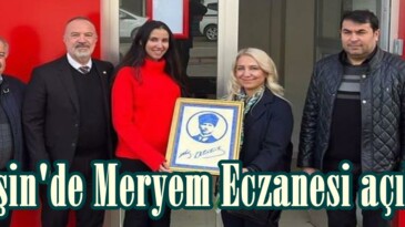 Afşin’de Meryem Eczanesi açıldı.