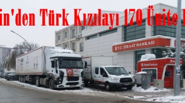 Afşin’den Türk Kızılayı 170 Ünite Kan.