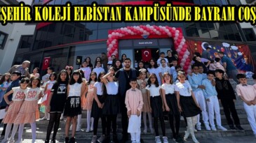 BAHÇEŞEHİR KOLEJİ ELBİSTAN KAMPÜSÜNDE BAYRAM COŞKUSU!