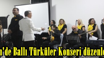 Afşin’de Ballı Türküler Konseri düzenlendi.