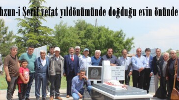 Aşık Mahzun-i Şerif vefat yıldönümünde doğduğu evin önünde anıldı.