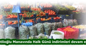 Büğetlioğlu Manavında Halk Günü indirimleri devam ediyor.