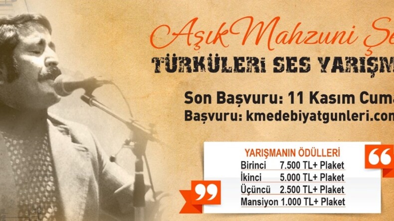 Âşık Mahzuni Şerif Türküleri Ses Yarışması’nda Başvurular Başladı!