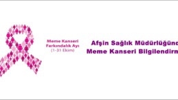 Afşin Sağlık Müdürlüğünden Meme Kanseri Bilgilendirmesi.