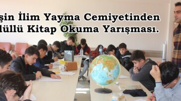 Afşin İlim Yayma Cemiyetinden Ödüllü Kitap Okuma Yarışması.