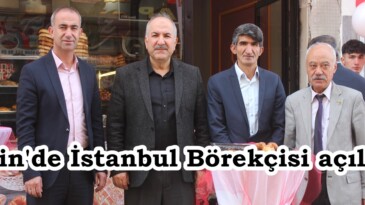 Afşin’de İstanbul Börekçisi açıldı.