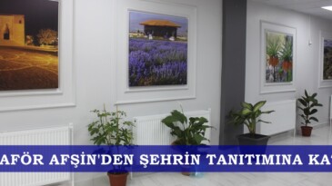 KUAFÖR AFŞİN’DEN ŞEHRİN TANITIMINA KATKI.