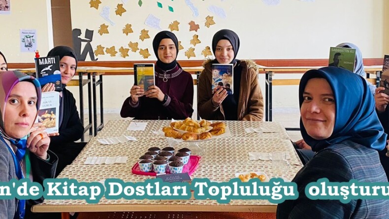 Afşin’de Kitap Dostları Topluluğu  oluşturuldu.