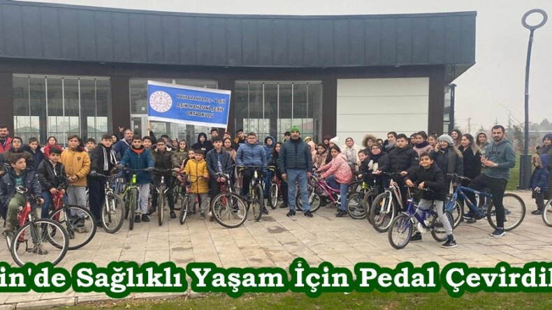 Afşin’de Sağlıklı Yaşam İçin Pedal Çevirdiler.