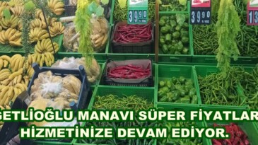 BÜĞETLİOĞLU MANAVI SÜPER FİYATLARLA HİZMETİNİZE DEVAM EDİYOR.