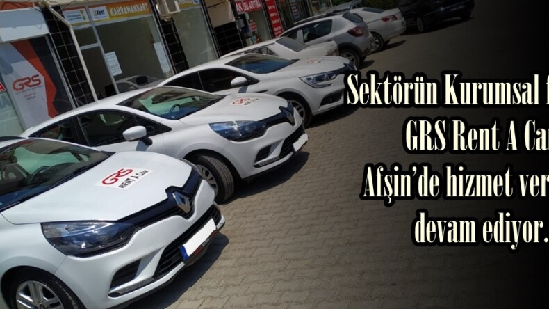 Sektörün Kurumsal firması GRS Rent A Car Afşin’de hizmet vermeye devam ediyor.