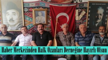 Afşin Haber Merkezinden Halk Ozanları Derneğine Hayırlı Olsun ziyareti.