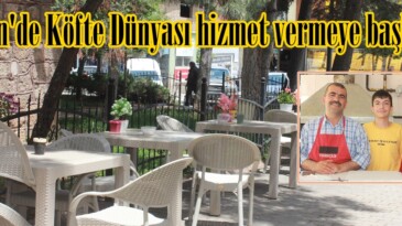 Afşin’de Köfte Dünyası hizmet vermeye başladı.