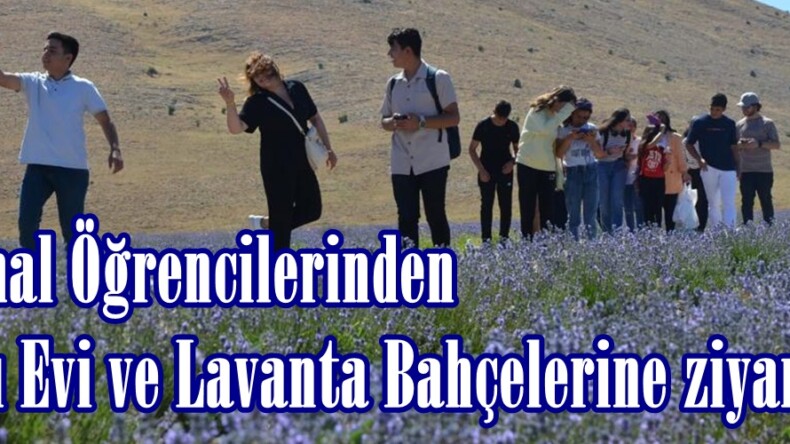 Final Öğrencilerinden Arı Evi ve Lavanta Bahçelerine ziyaret.