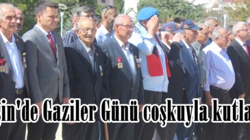 Afşin’de Gaziler günü coşkuyla kutlandı.