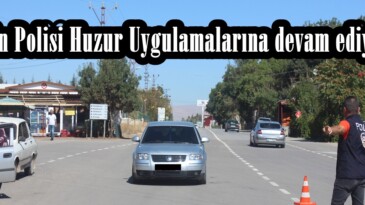 Afşin Polisi Huzur Uygulamalarına devam ediyor.