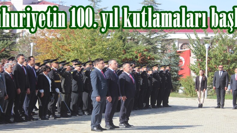 Cumhuriyetin 100. yıl kutlamaları başladı.