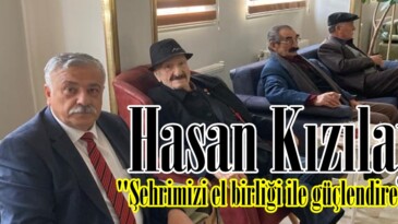 Hasan Kızılay; “Şehrimizi el birliği ile güçlendireceğiz”