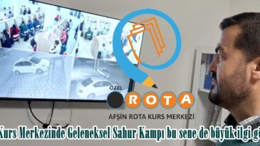 ROTA Kurs Merkezinde Geleneksel Sahur Kampı bu sene de büyük ilgi görüyor.