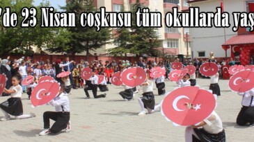 Afşin’de 23 Nisan coşkusu tüm okullarda yaşandı.