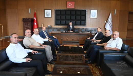 Afşin heyetinin Büyükşehir ziyaretinde Talepler ve beklentiler ele alındı.