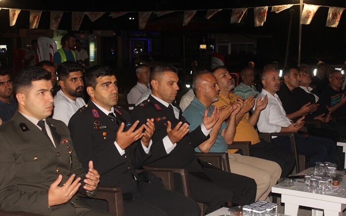 Afşin’de Demokrasi ve Milli Birlik Günü etkinliği düzenlendi.